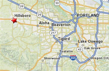 Ace Car Reconditioning Hillsboro Location Map 2