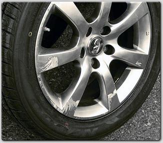 Wheel Repair Before
