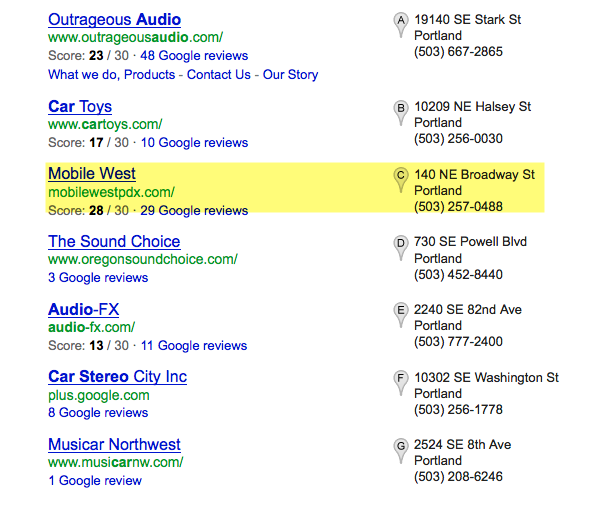 portland car stereo ratings